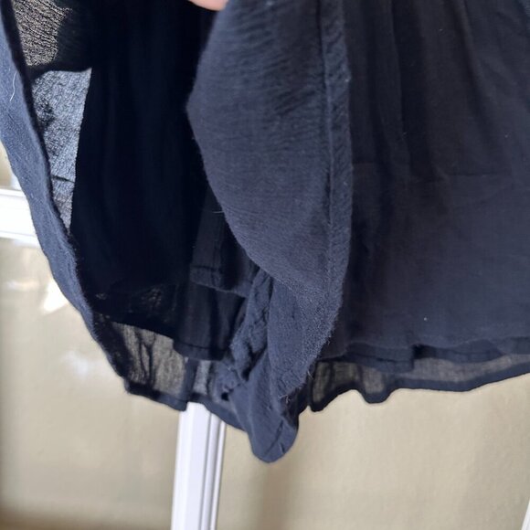ABERCROMBIE & FITCH Sheer Lace Strappy Black Romper Size Small - Picture 6 of 11